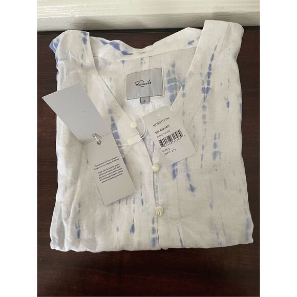 Rails Thea tie waist blouse  rayon/ linen blend blouse size S, M, L, NWT - Picture 9 of 14